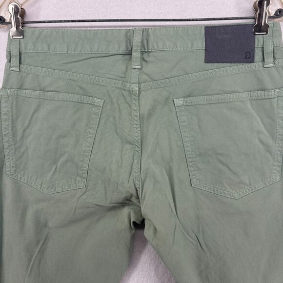BONOBOS Jeans Mens 31x30 Premium 4-Way Stretch Slim Denim Cotton Stretch Green - Picture 4 of 16